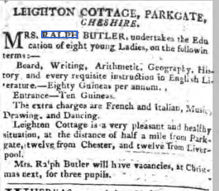 Maria Butler advert