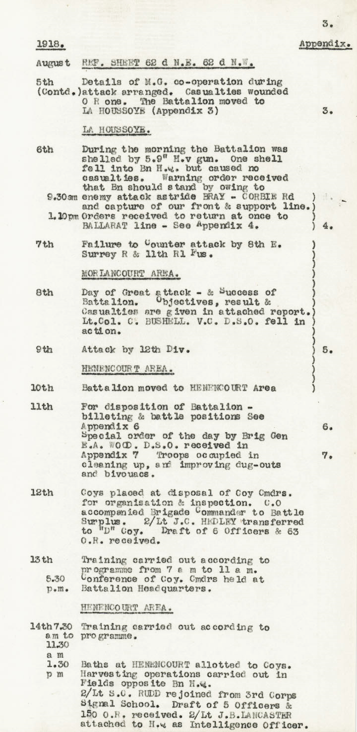 Christopher Bushell Appendix 1