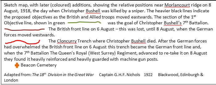 Christopher Bushell map info