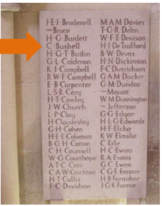 Christopher Bushell memorial london