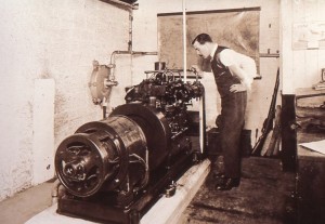 Mr Whineray making munitions