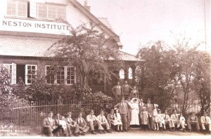 Neston's Red Cross Hospital opened in the Institute in 1916.