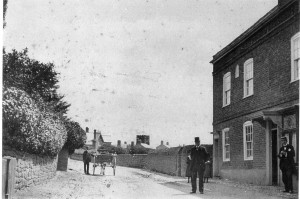 Parkgate Road before the library was built
